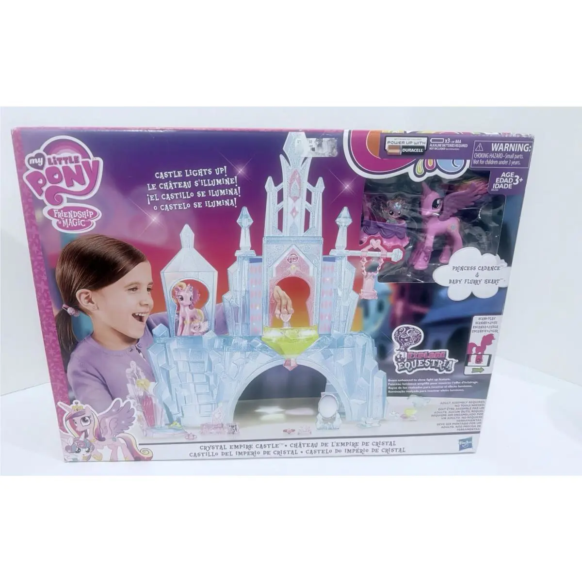 My Little Pony Crystal Empire Castle 2016 Mlp Cadance Flurry Heart_B5255_NRFB