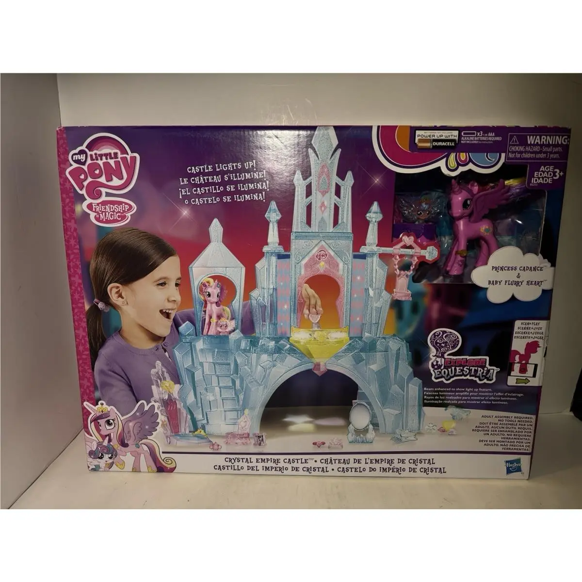 My Little Pony Explore Equestria Crystal Empire Castle 2015 Flurry Cadance