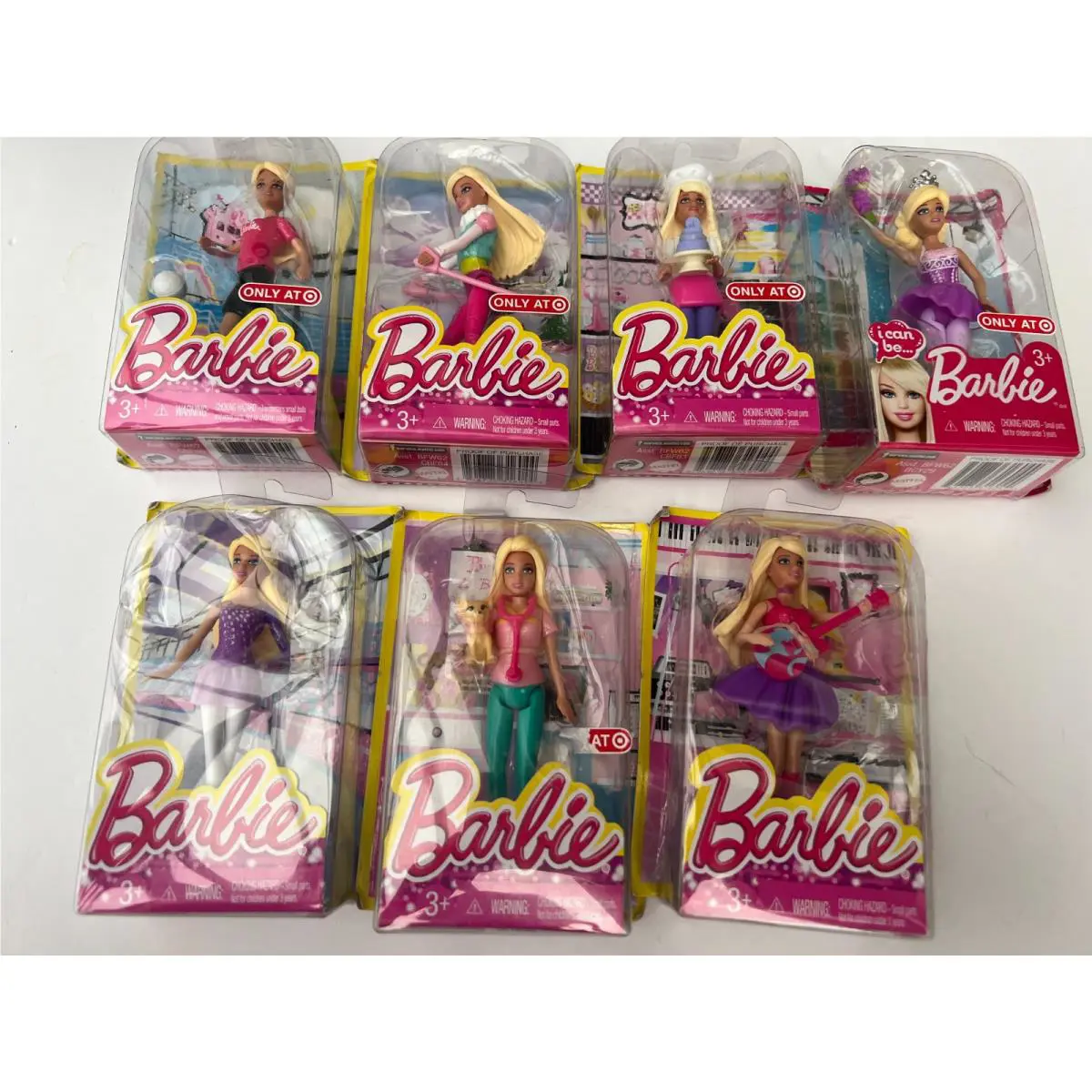 2013 Mattel I Can BE Barbie Minature Dolls Only AT Target 7