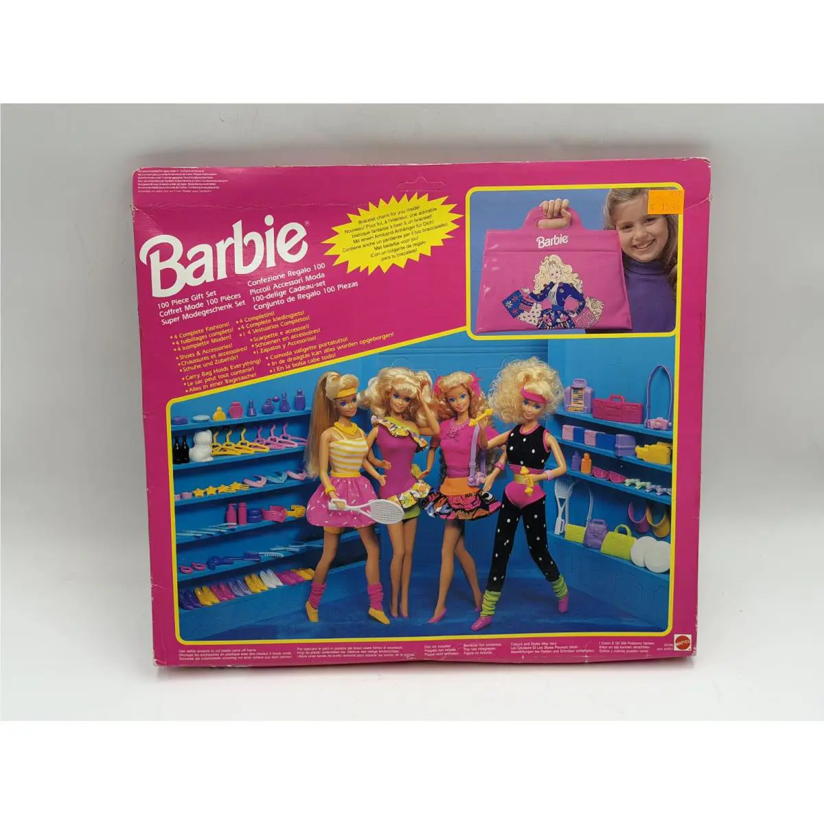 Barbie 100 Piece Gift Set Mattel 65346 Vintage 1992