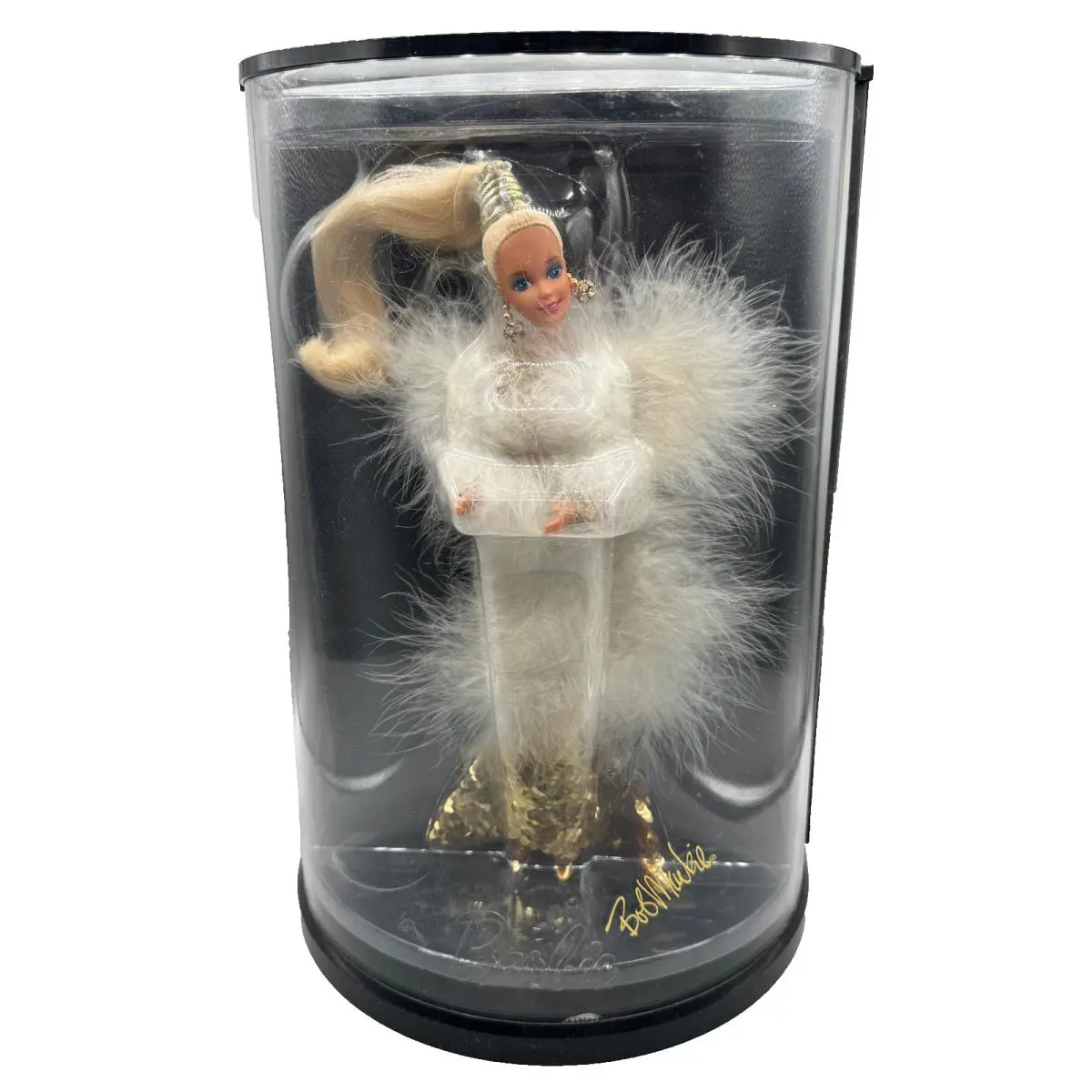 BK Barbie Doll W/ Shipper 1990 Bob Mackie Gold 5405