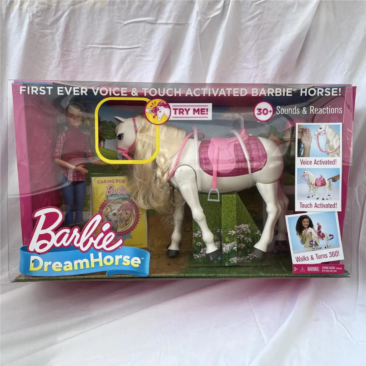 Mattel Barbie Dream Horse Voice Activated Blonde Barbie Doll Set Blonde