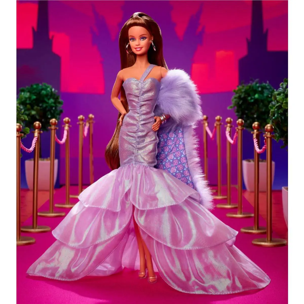 Barbie Gala Collection Lavender Daydream Doll Mattel Signature In Hand