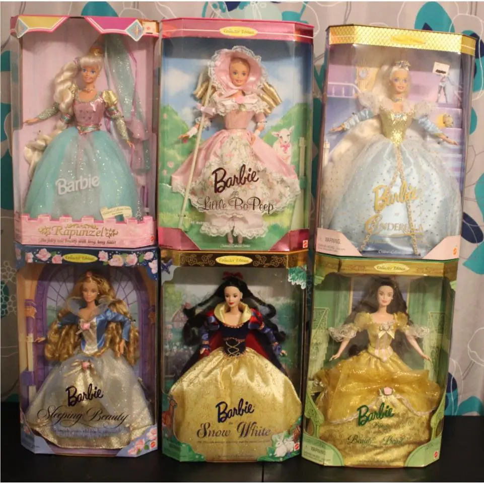 Vintage Barbie Children`s Collector Series Complete Set of 6 Nrfb