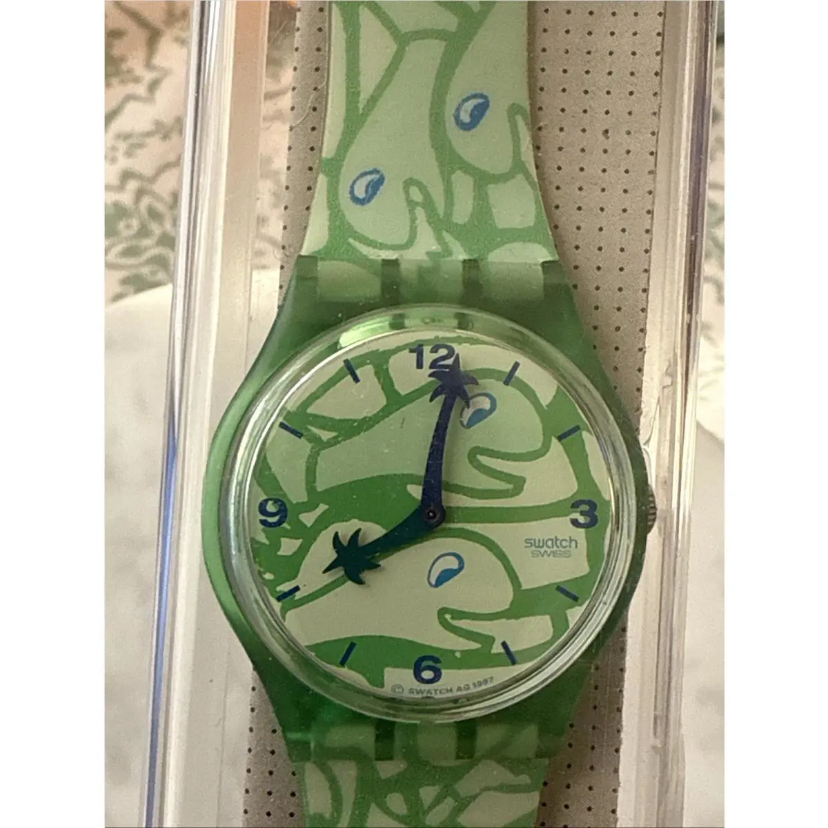 Vintage Swatch Standards 1997 - GG172 - Tortuga Turtle Tortoise Green