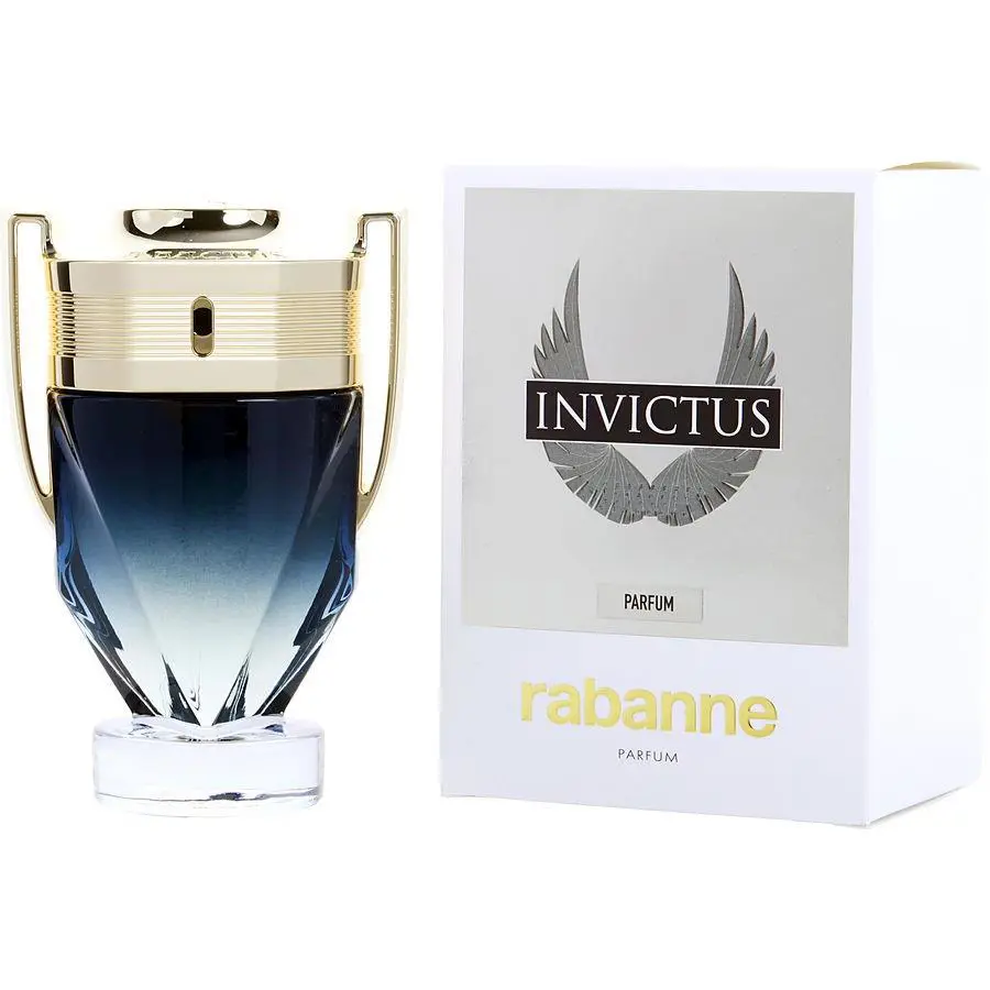Paco Rabanne Men`s Invictus Parfum 3.4 oz Fragrances 3349668627530