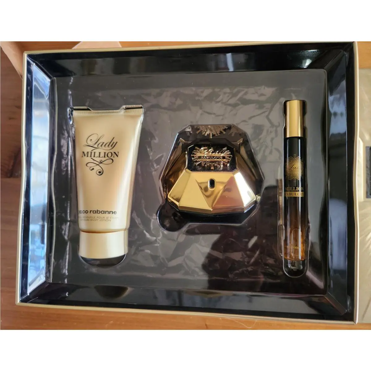 Paco Rabbane Lady Million Fabulous 3 Piece Gift Set Eau de Parfum Women