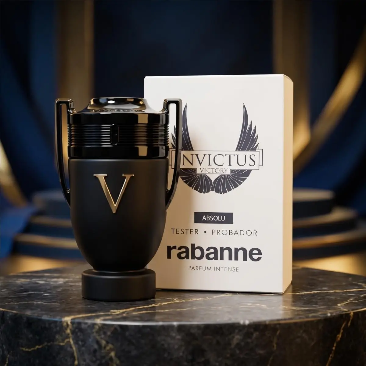 Paco Invictus Victory Absolu Parfum Intense 3.4 OZ Men IN White Box by Paco Rabanne