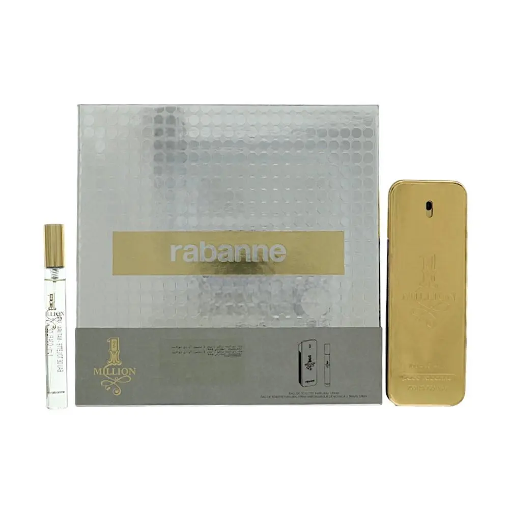 1 Million  Gift Set For Men 2 Piece Set For Men: by Paco Rabanne