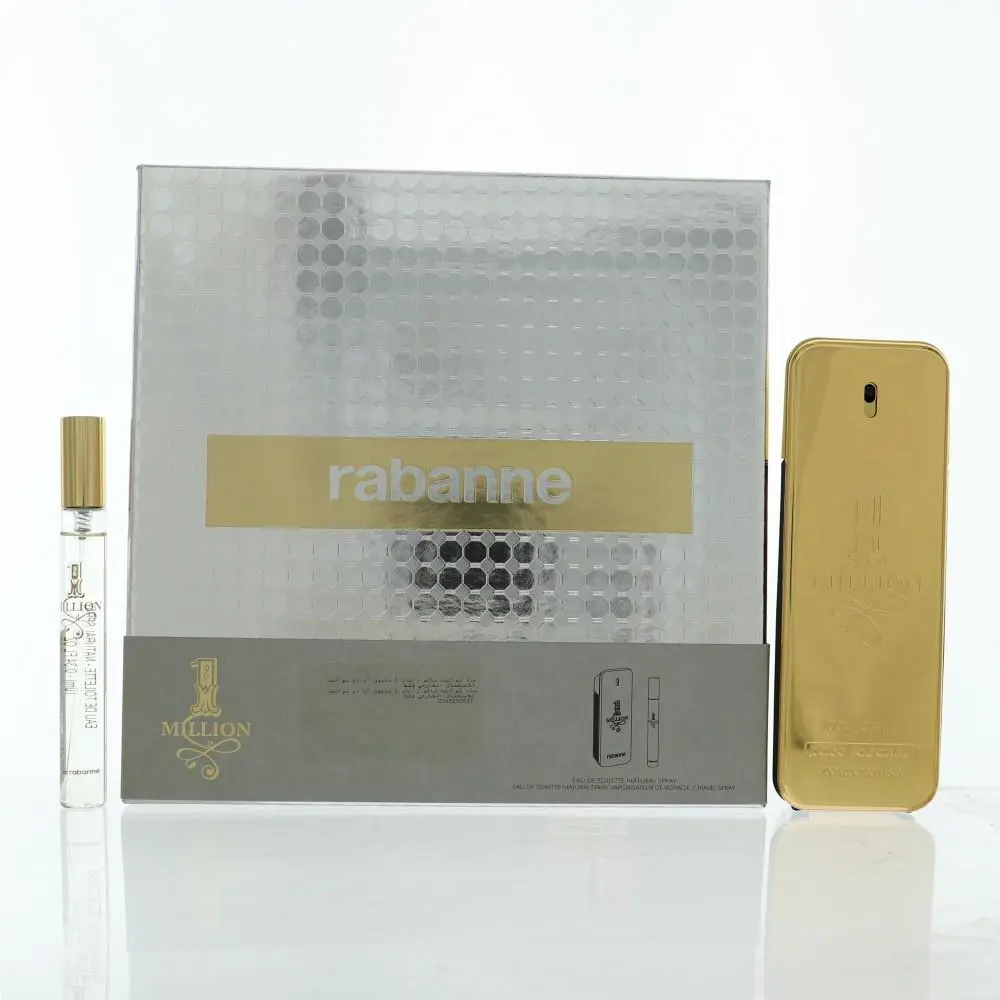 Paco Rabanne 1 Million by Paco Rabanne Gift Set For Men 2 Piece Set For Men: