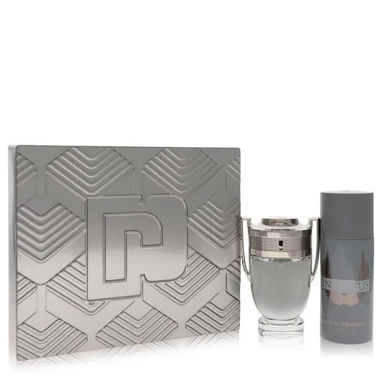 Invictus by Paco Rabanne Gift Set -- 3.4 oz Eau De Toilette Spray + 5.1 oz Deodo