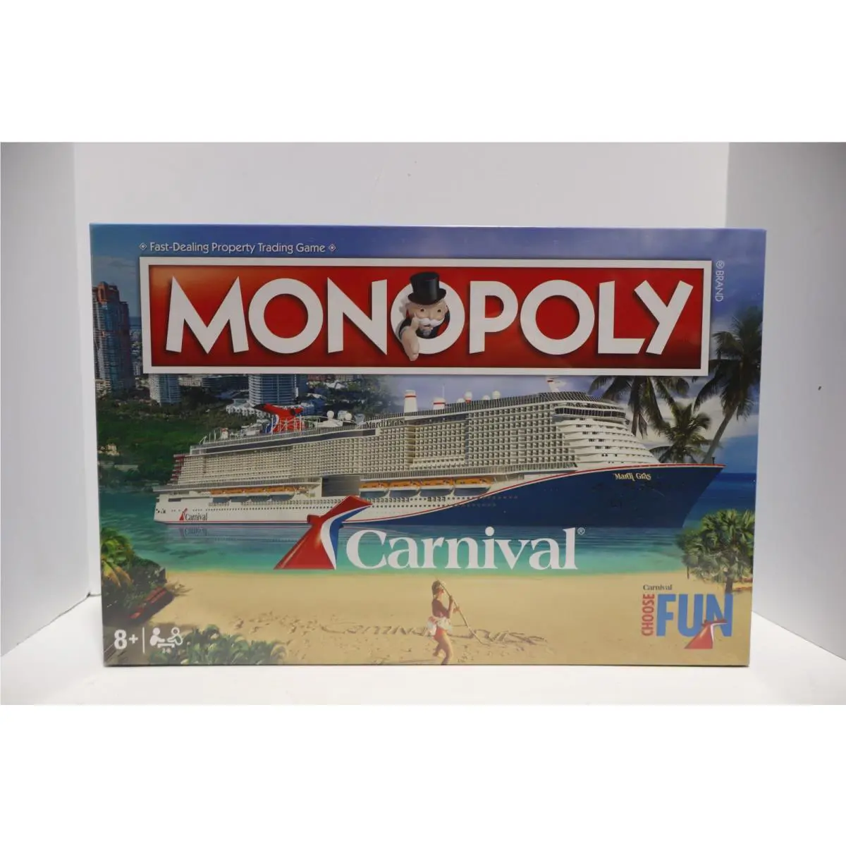 2020 Carnival Cruise Ship Line Edition Monopoly Board Game