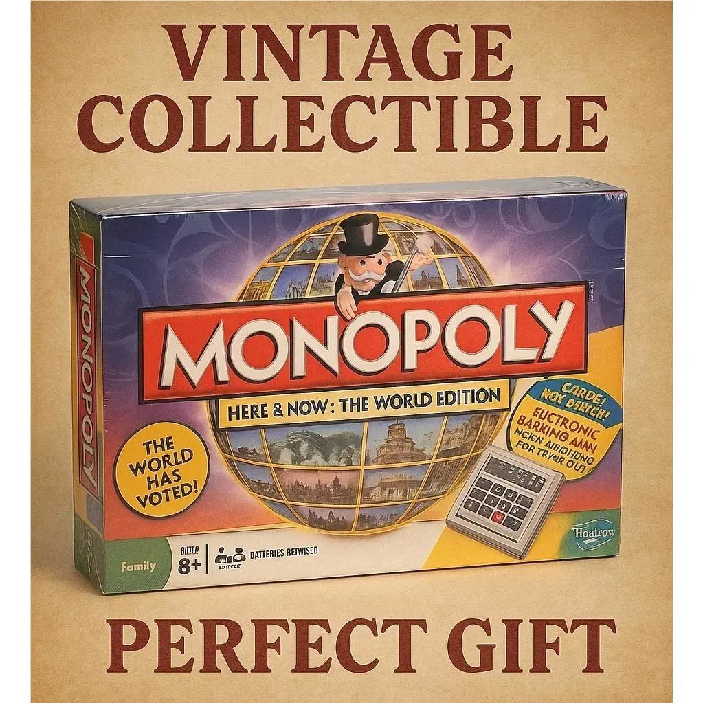 2008 Monopoly Here Now: World Edition Electronic Banking Unit Factory Seal