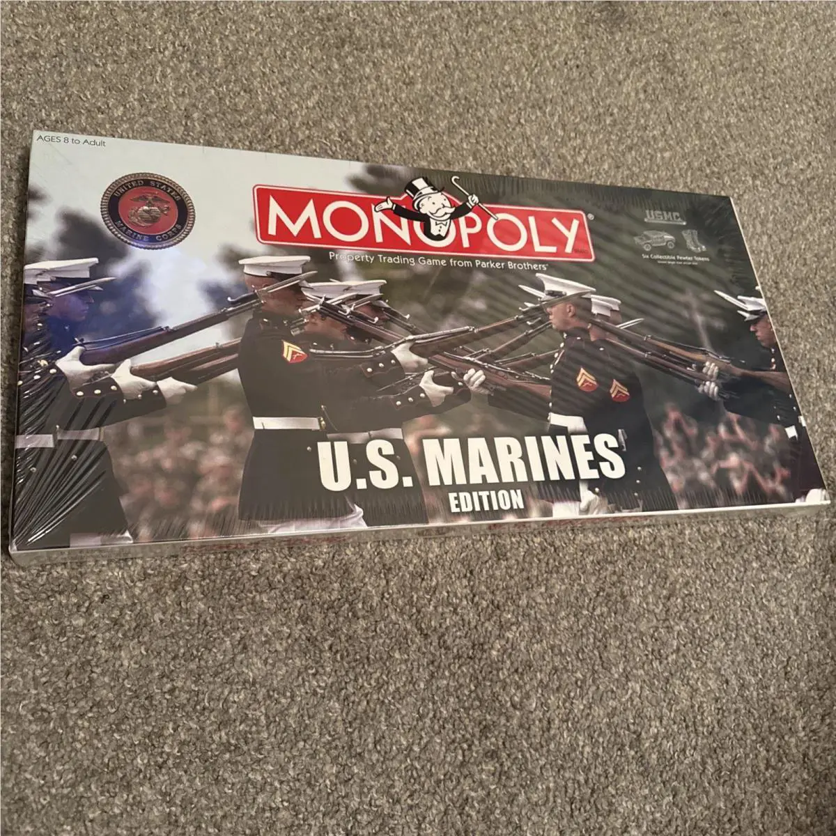Monopoly US Marines Board Game Military 2005 Collector`s Edition