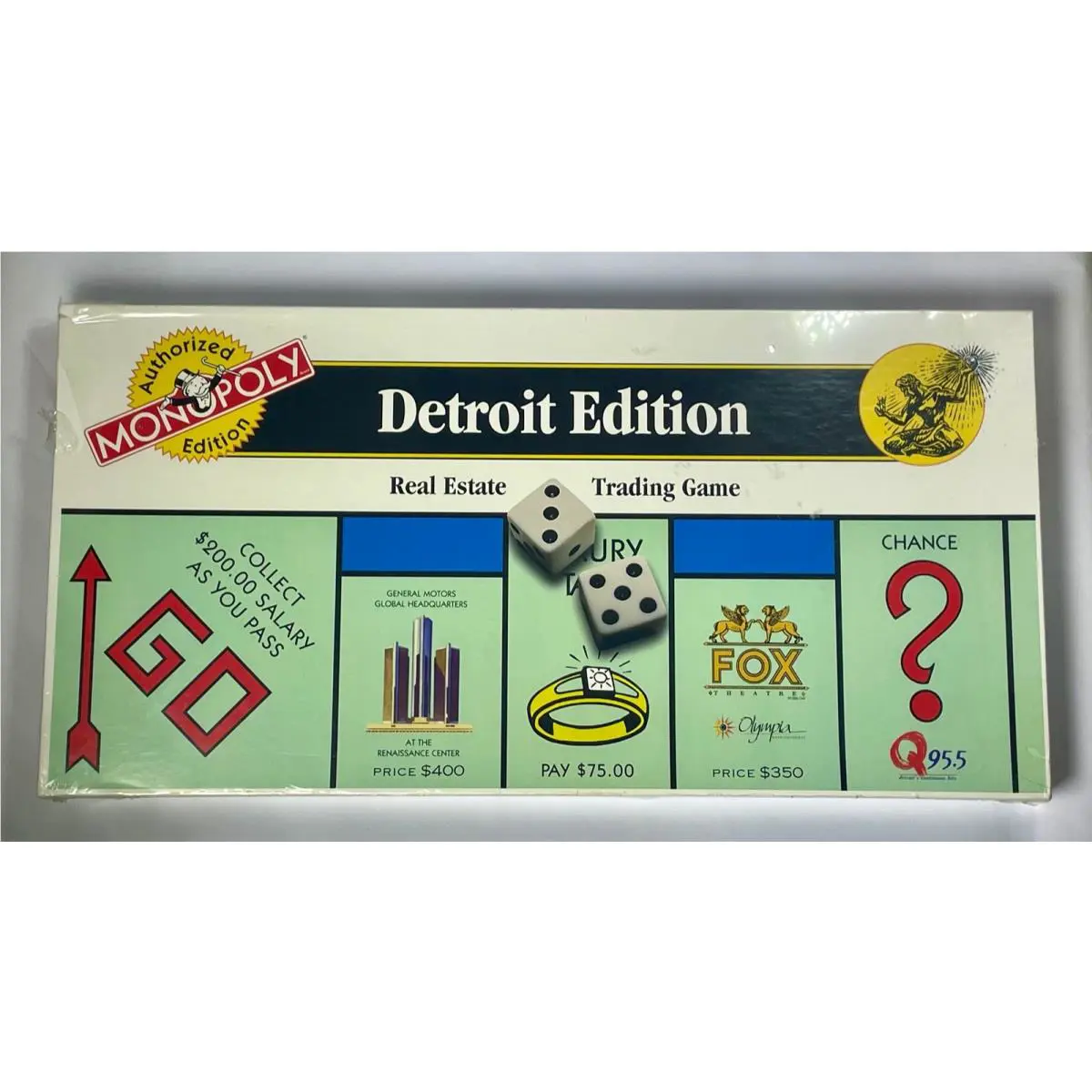 Monopoly Detroit Edition Board Game By Hasbro 1997 Vintage