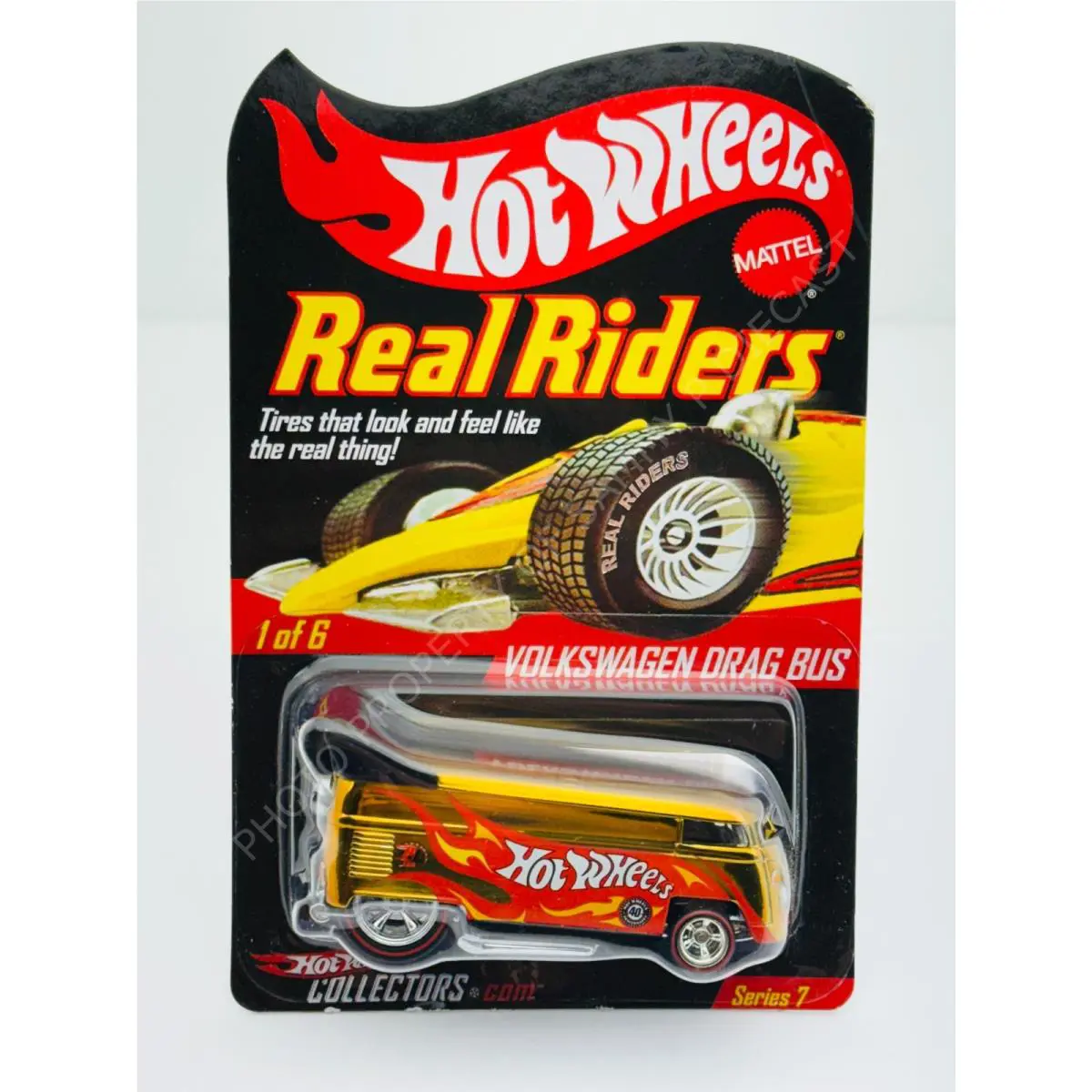 Hot Wheels 2007 Rlc Redline Club Real Riders Volkswagen Drag Bus 2737/10000