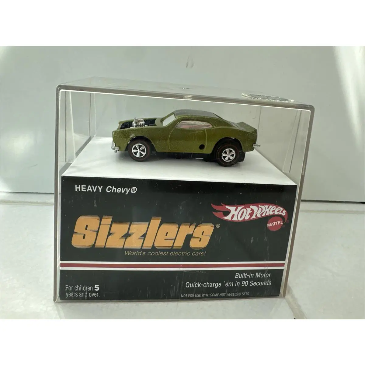 Hot Wheels Sizzlers Heavy Chevy 2007 Green. Jewel Case