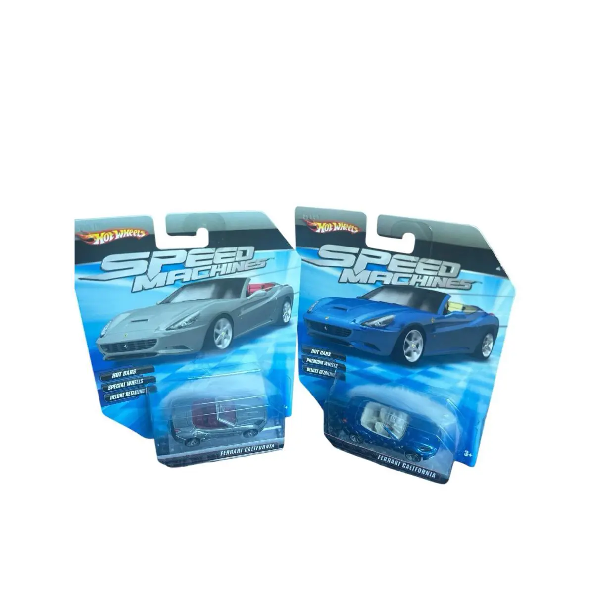 Hot Wheels Speed Machines Ferrari California 1 Red 1 Blue SKU:0028