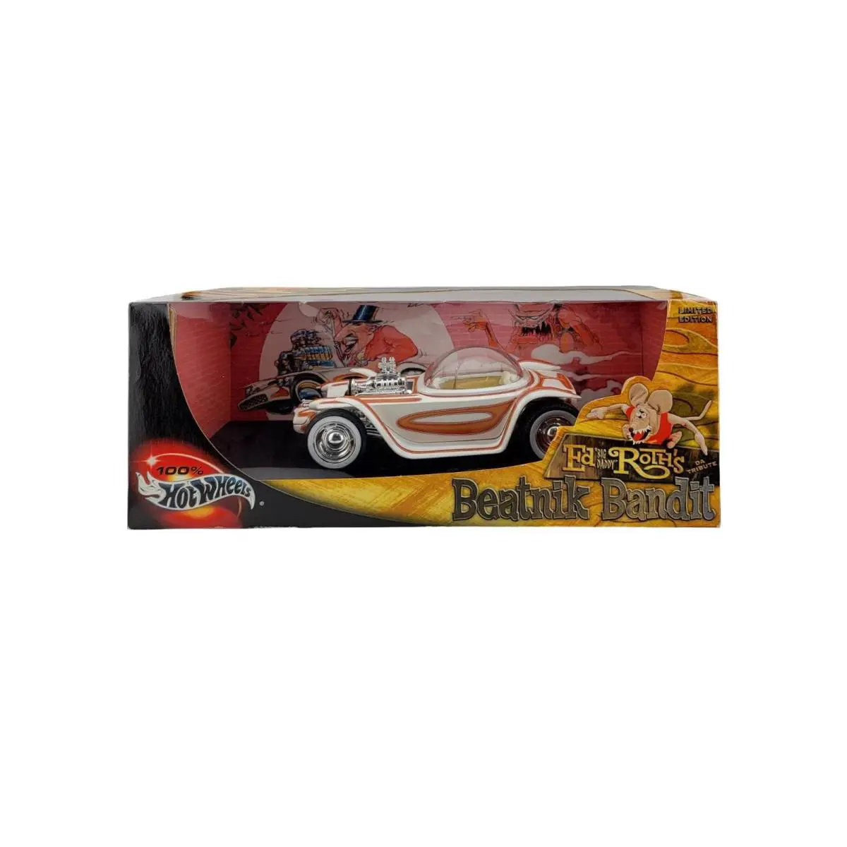 Hot Wheels 2001 Ed Roth Beatnik Bandit 1:18 Scale Diecast Car Limited