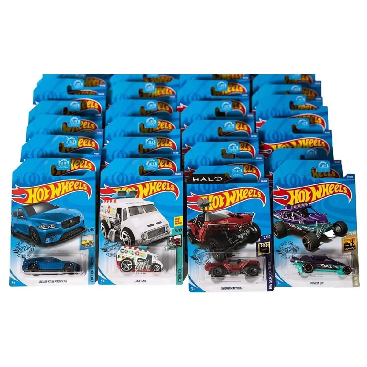 24-Car Random Assortment Party Pack Toy Cars 2014+ For Kids Collectors