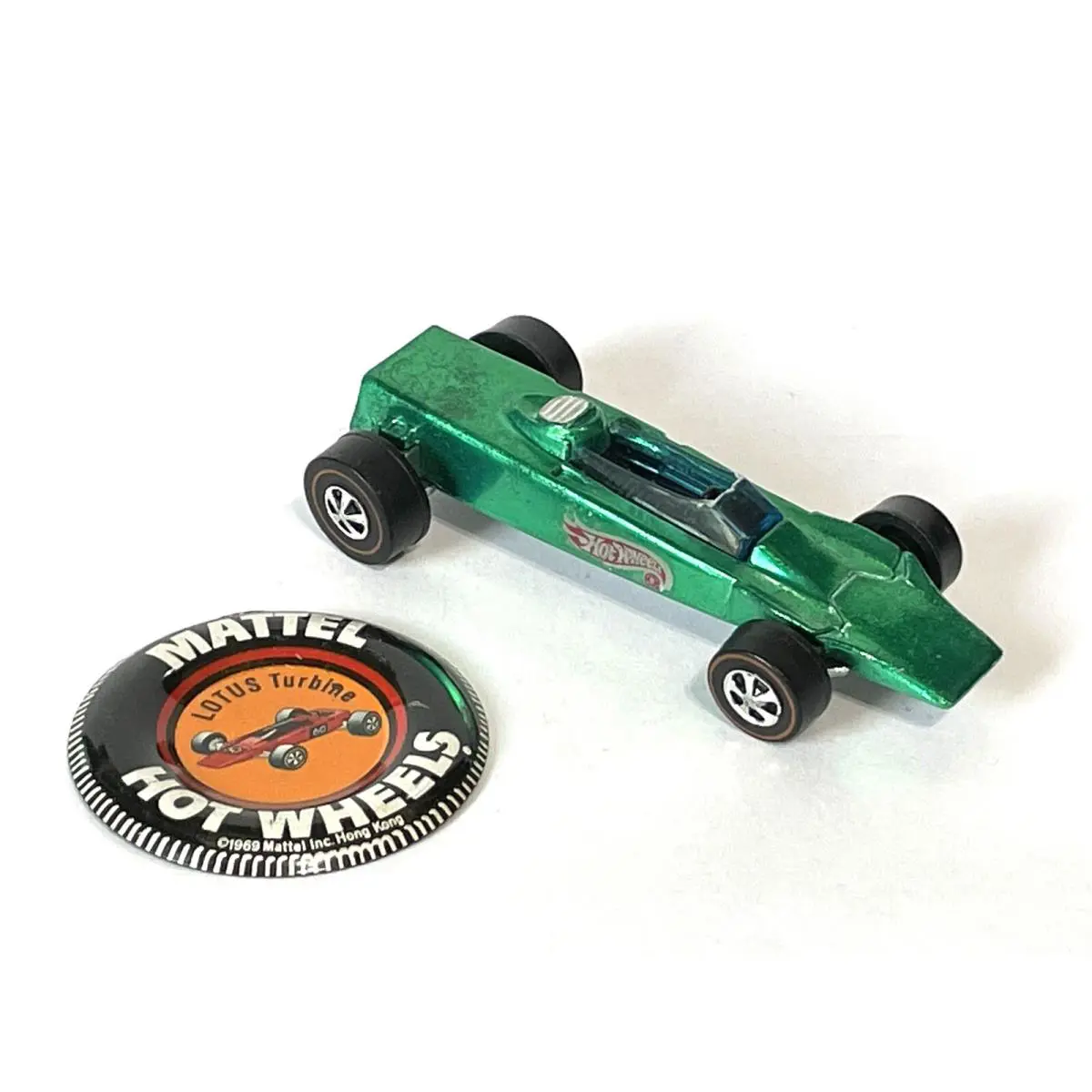 Hot Wheels Redline Lotus Turbine Green HK Sweet 1969