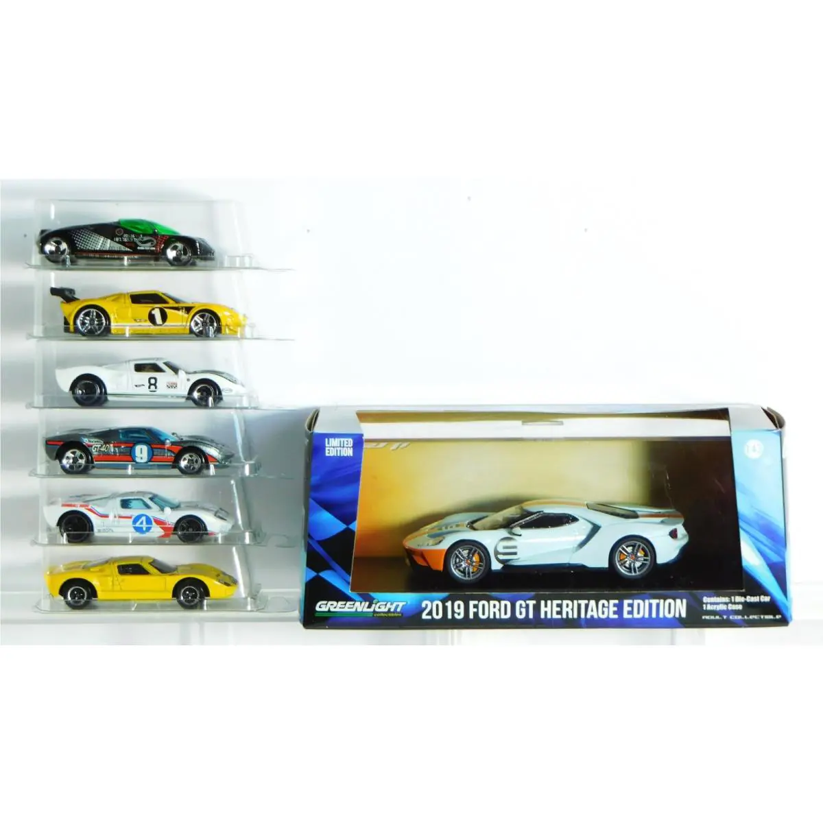 Hot Wheels Greenlight MB Ford GT - Heritage Edition/gt 40/GT 90/GT LM