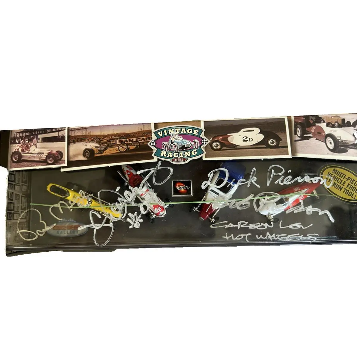 Signed Hot Wheels Vintage Racing Bruce Meyer Gallery 2001 5 Autographs Nos 2001