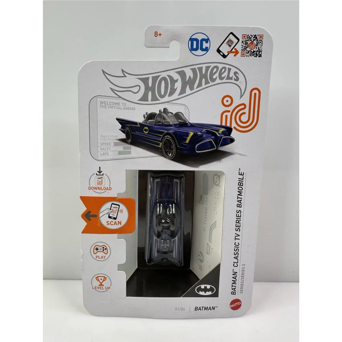 Hot Wheels ID Batman Classic TV Series Batmobile Blue Mexico Htf