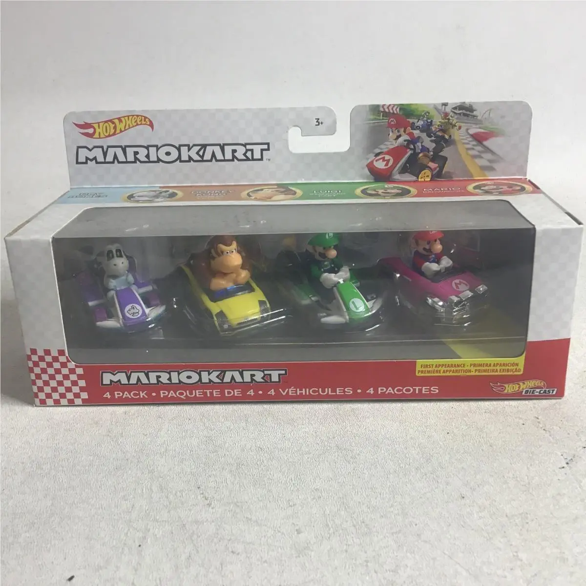 Hot Wheels Mario Kart Cars Mario Luigi Toadstool Donkey Kong Dry Bones Die Cast