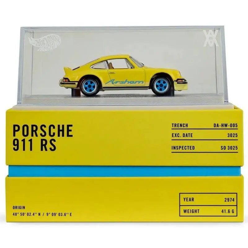 Hot Wheels Rlc Exclusive x Daniel Arsham Yellow 1973 Porsche 911 Rsa
