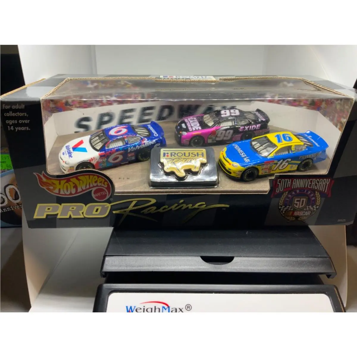 Hot Wheels Pro Racing Roush Special Edition Race 3 Pc Set 50th Anniversary
