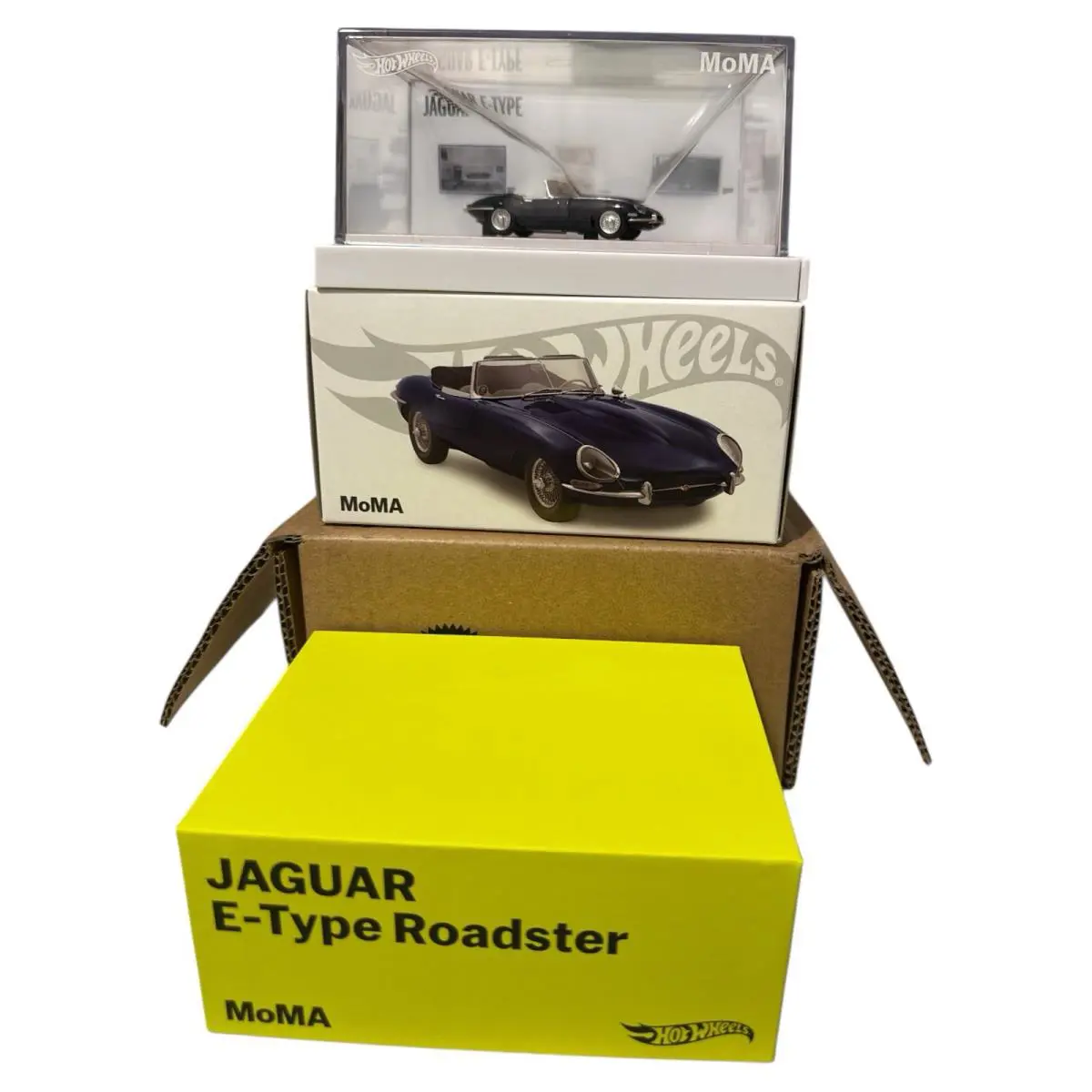 Mattel Creations Hot Wheels x Moma Jaguar E-type Roadster 2025 In Hand