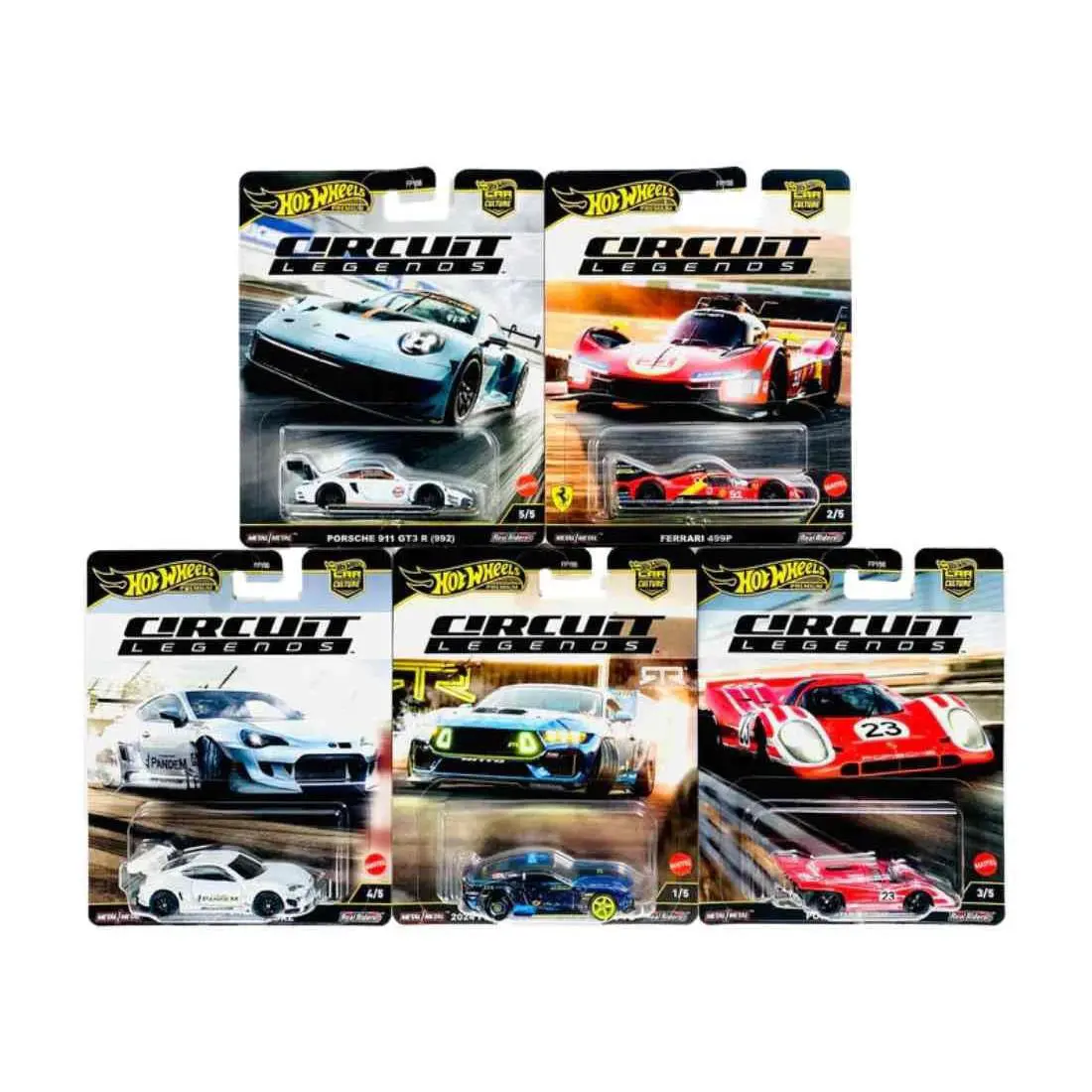 Hot Wheels Circuit Legends 5 Pack Racing Set FPY86 961K