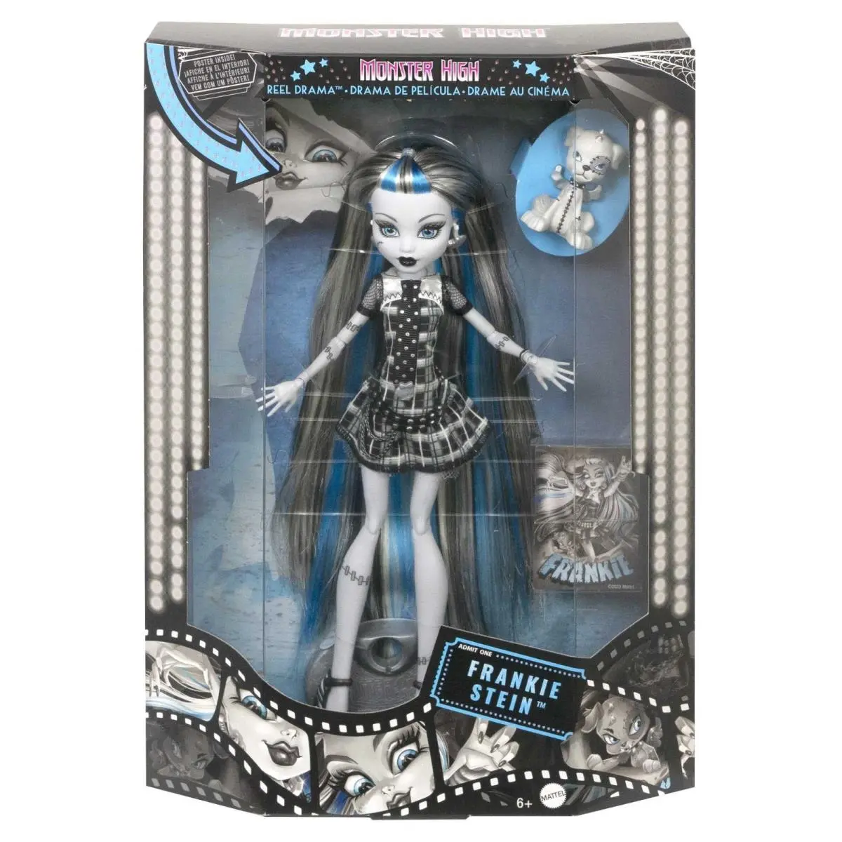 Monster High Reel Drama Collector Dolls Draculaura Cleo Lagoona Clawdeen Frankie Frankie Stein
