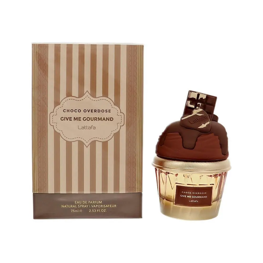 Give Me Gourmand Choco Overdose by Lattafa Box For Men 2.53 Oz Eau De Parfum