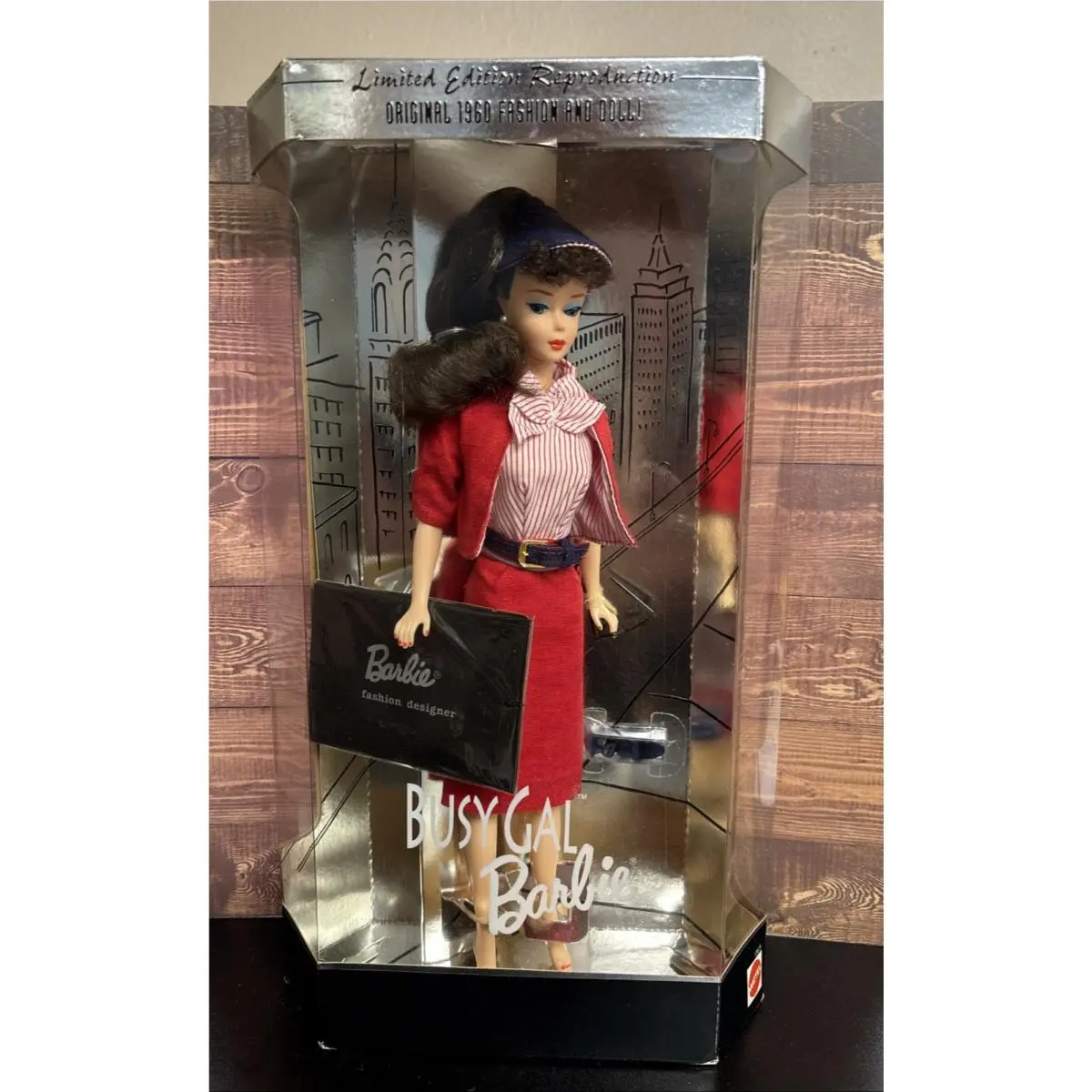 Busy Gal Barbie 13675 Mib Nrfb Limited Ed Reproduction 1995 From 1960 Fashion