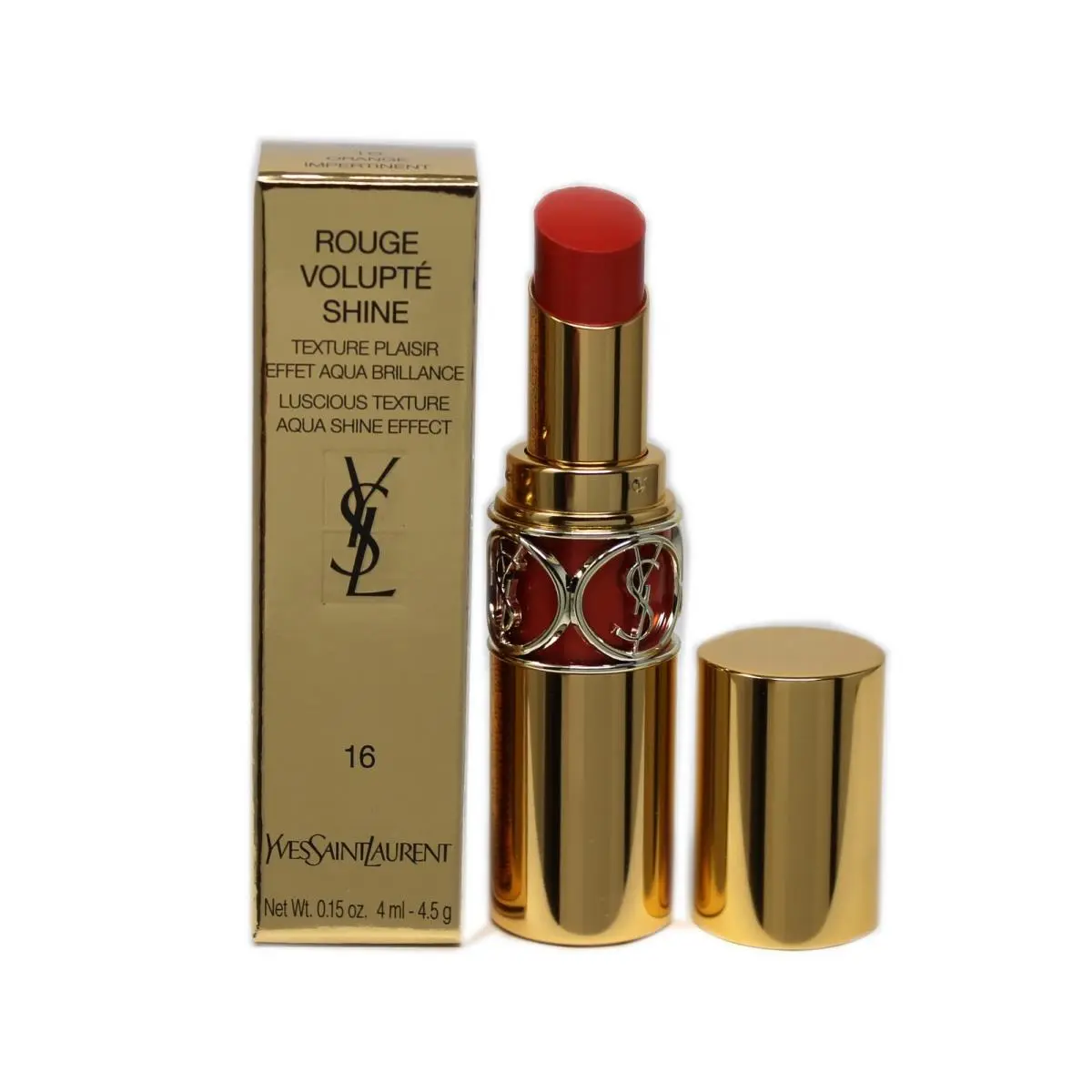 Yves Saint Laurent Ysl Rouge Volupte Shine Oil-in-stick Ready TO Care Shine Lip Colour 4ML 16