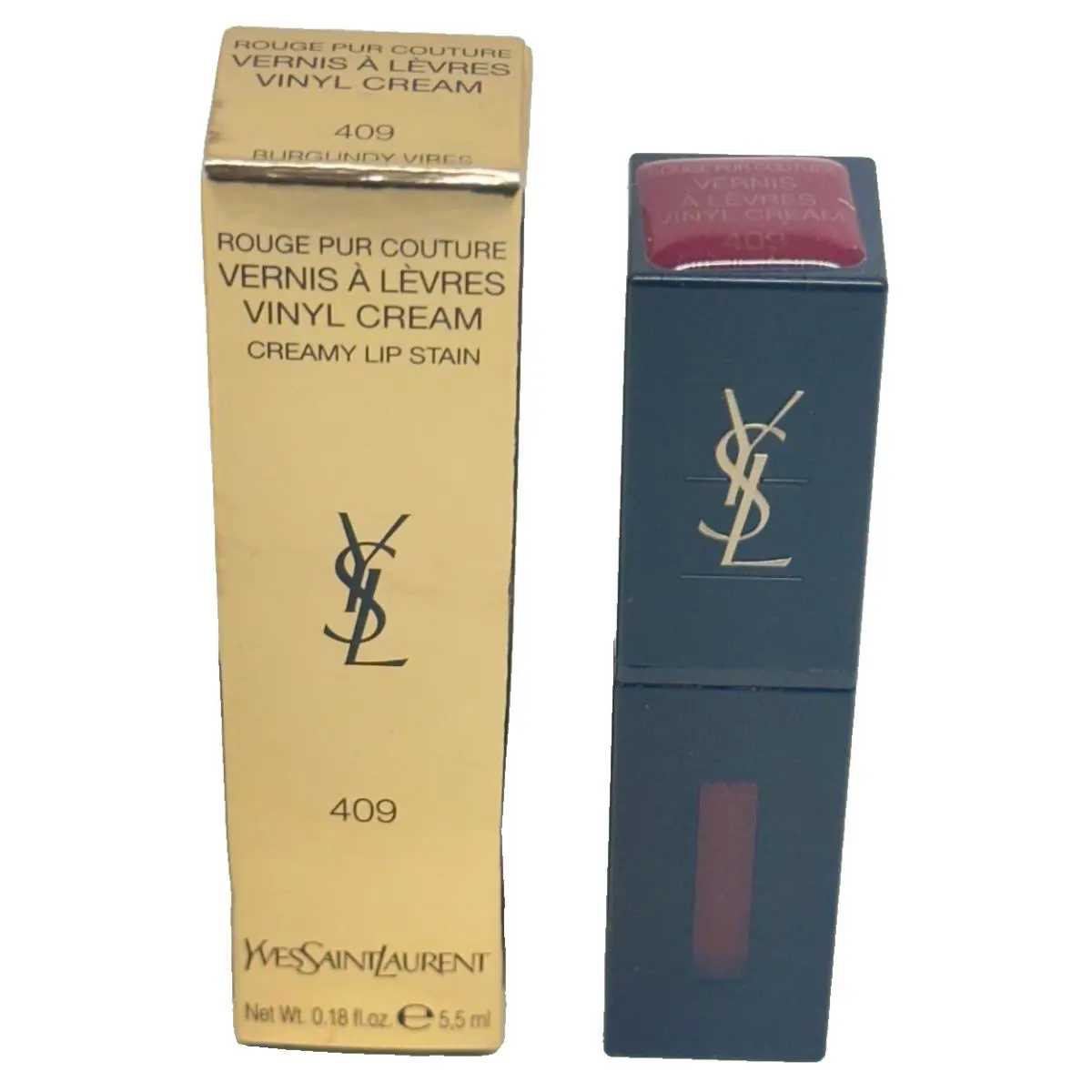 Yves Saint Laurent Rouge Pur Couture 409 Burgondy Vibes
