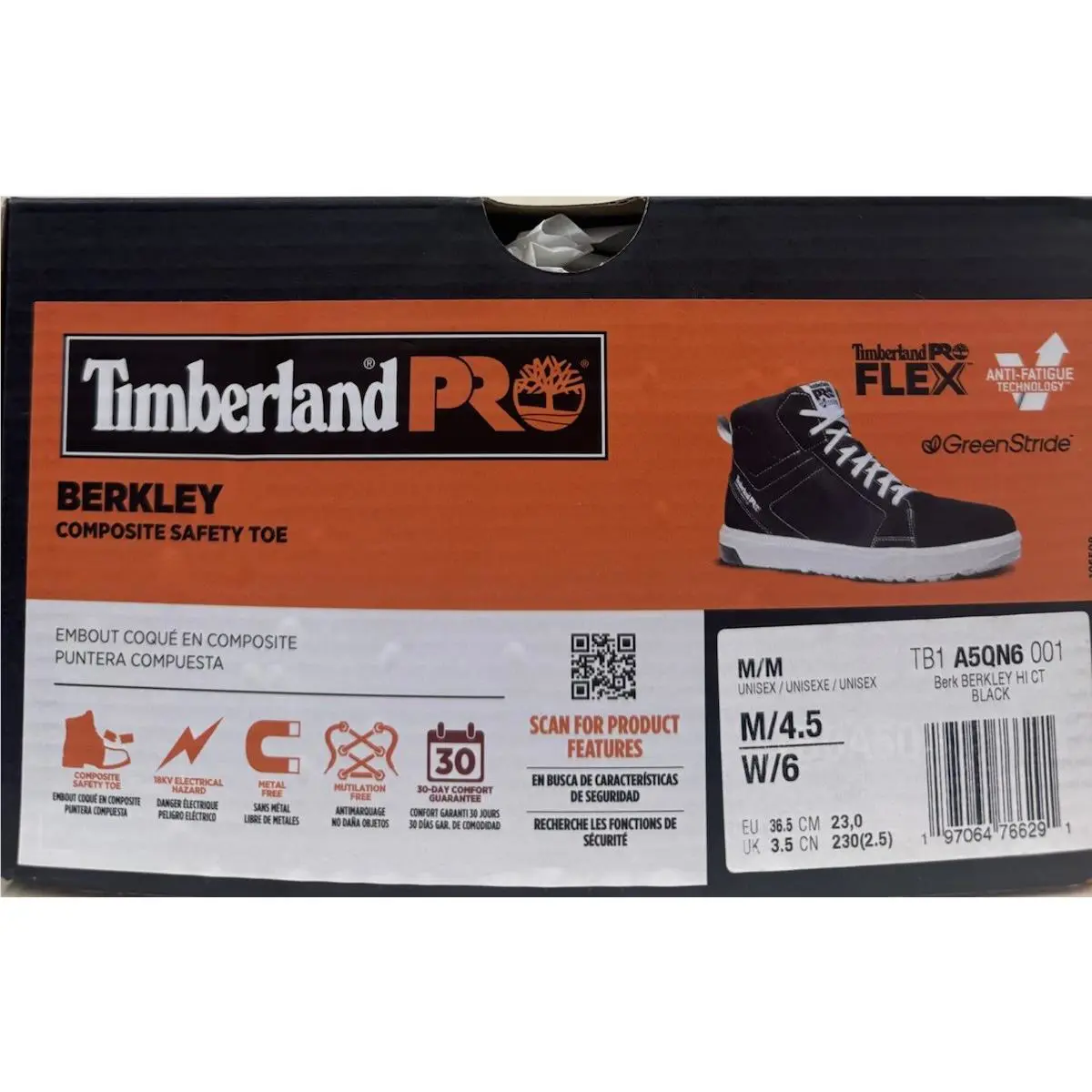 Timberland shoes - Berkley Hi Composite Safety Toe - Multicolor (UPC: 197064766291) 5