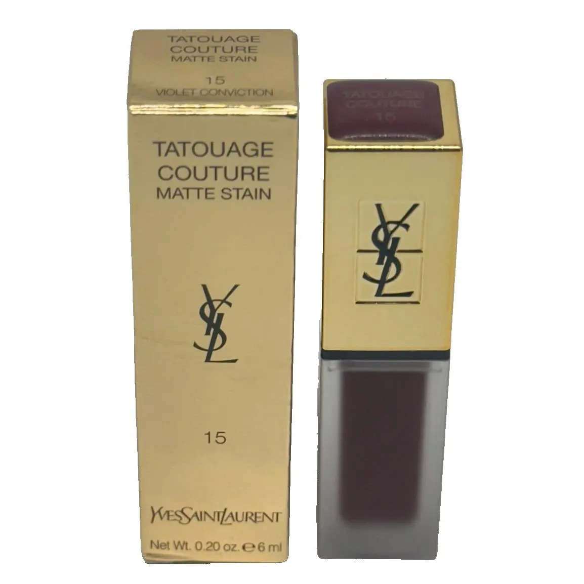 Yves Saint Laurent Tatouage Couture Matte Stain 15 Violet Conviction – 6 ml