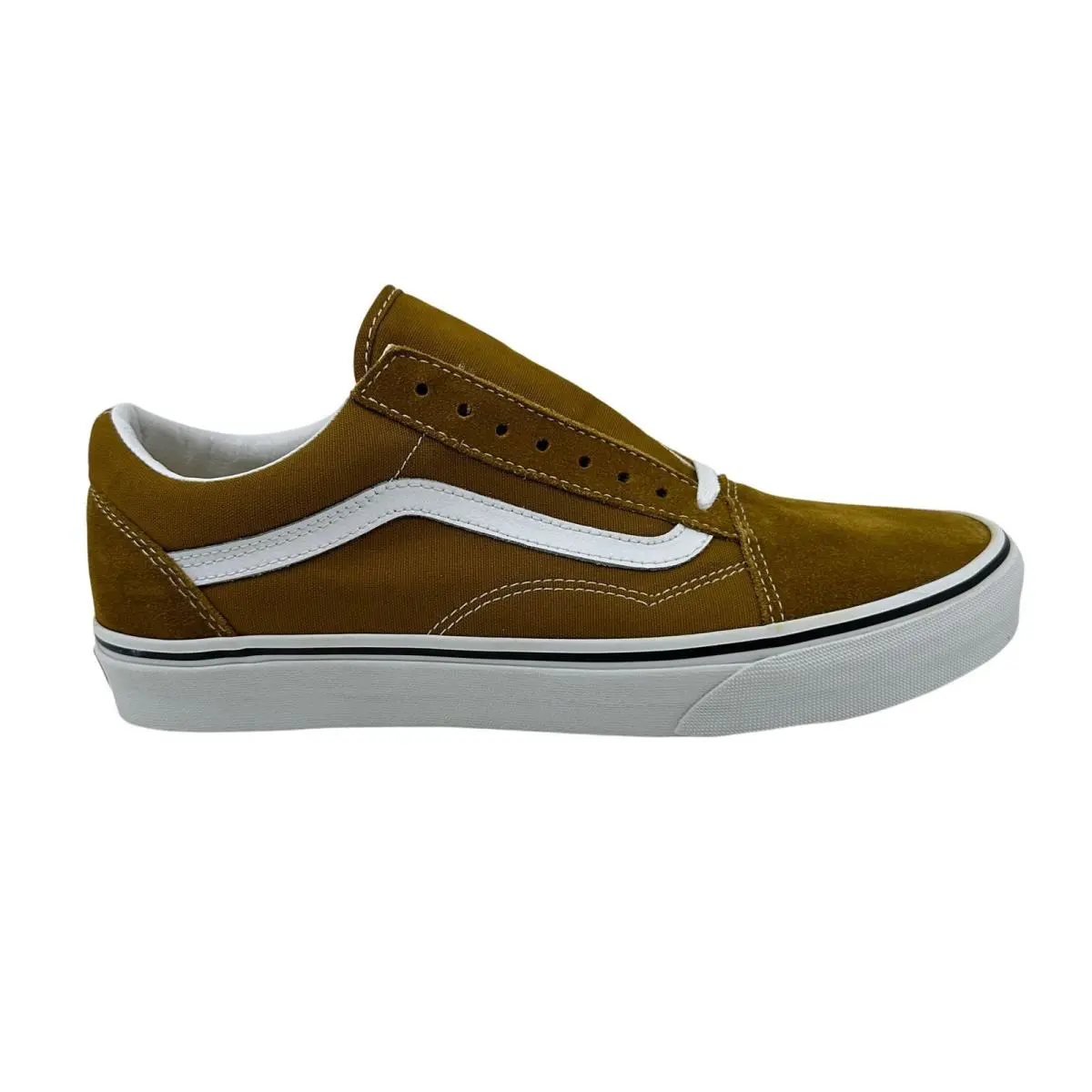 Vans Old Skool Color Theory Golden Brown Mens Athletic Sneaker - Brown, Manufacturer: Color Theory Golden Brown