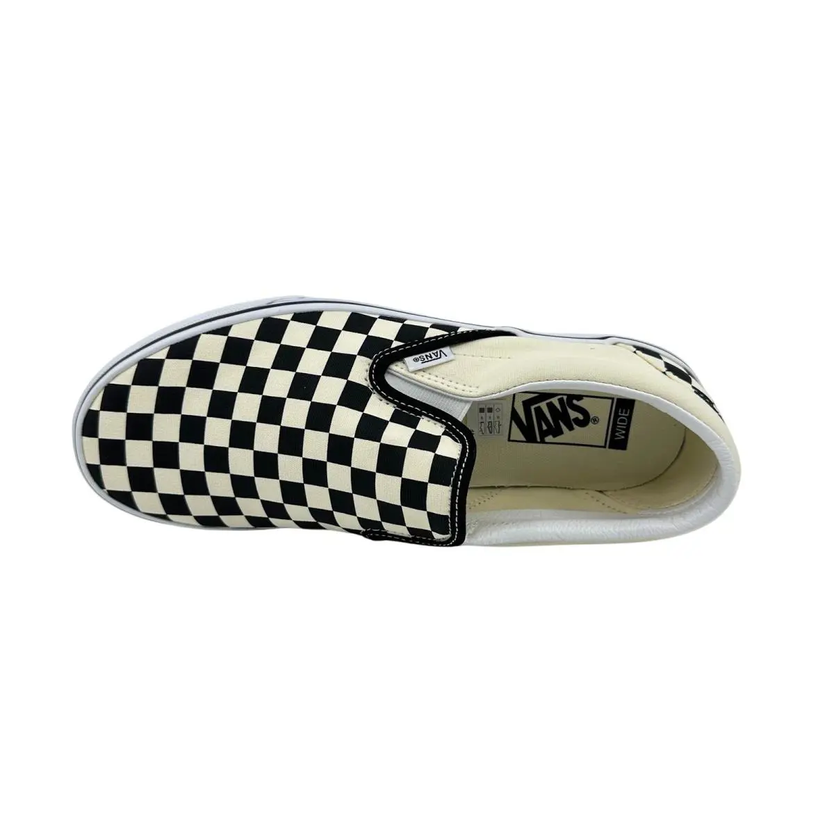 Vans shoes - VANS Slip On - Slip - VN0A4BHOTYQ - Black, Manufacturer: Checkerboard Black White 2