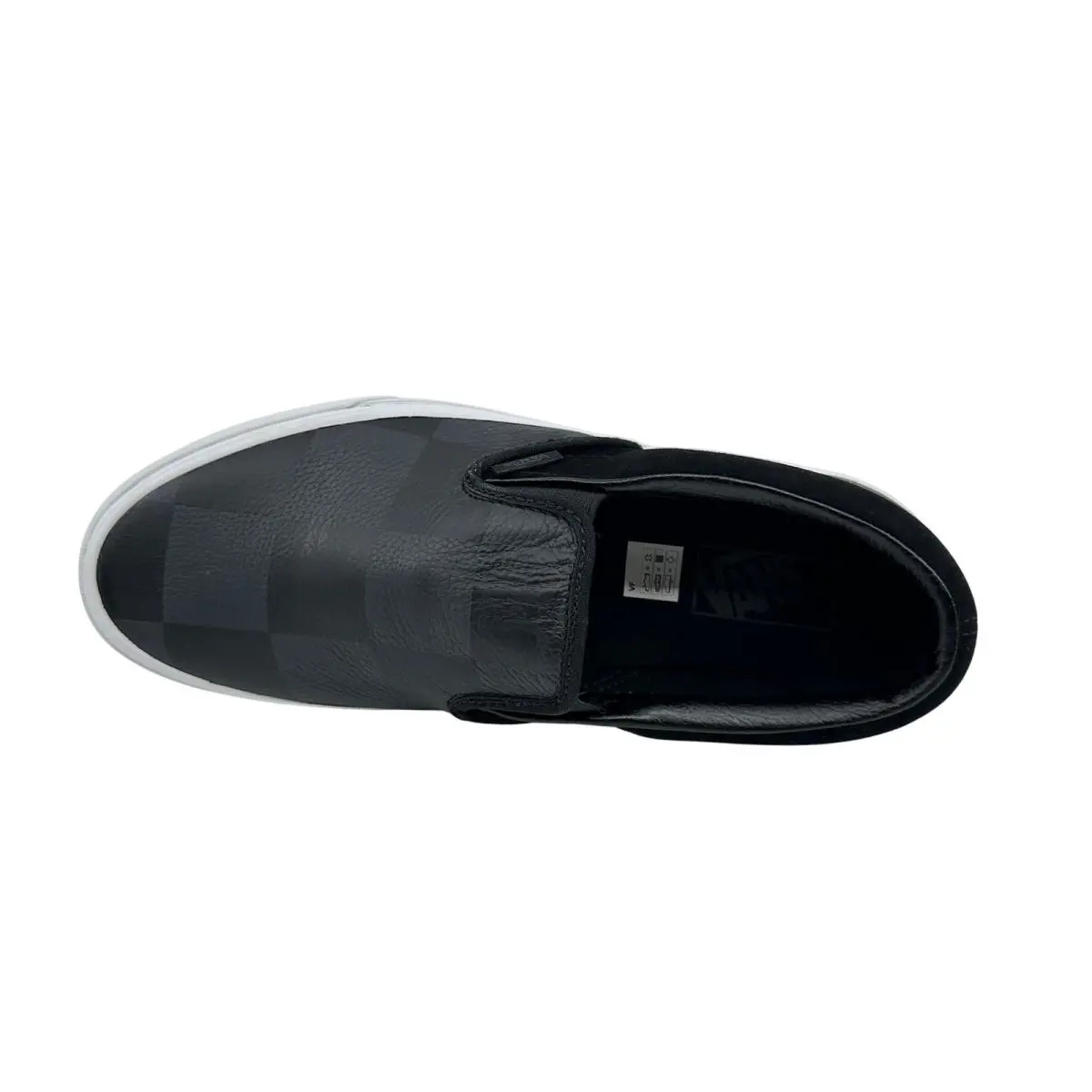 Vans shoes - VANS Slip On - Slip - VN0A4U382P9 - Black, Manufacturer: Leather Suede Checkerboard Asphalt Black 2
