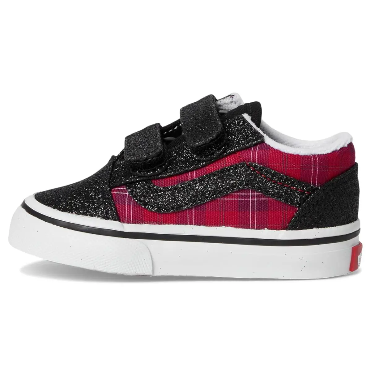 Vans shoes - Glitter Plaid Red/Black 2