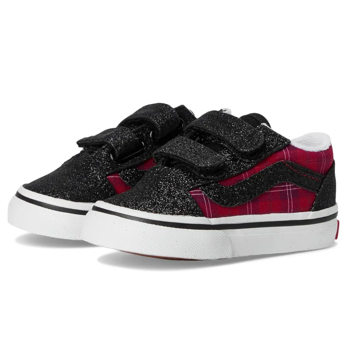 Vans shoes - Glitter Plaid Red/Black 6