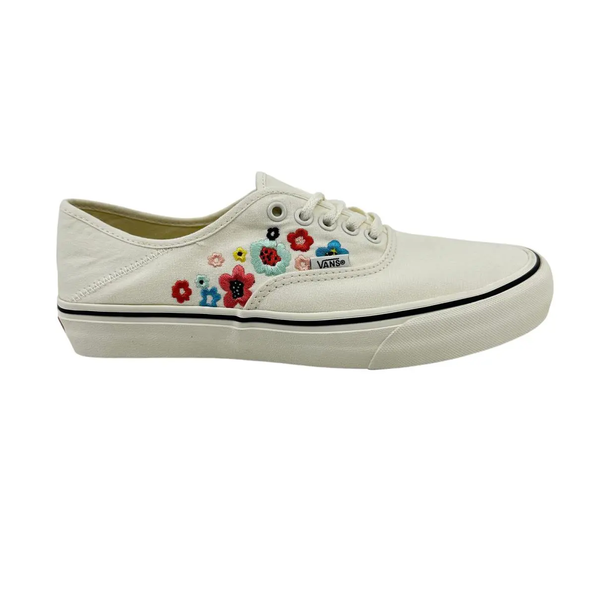 Vans shoes - VANS Authentic - Authentic - VN0A4BX5YQ1 - White, Manufacturer: Groovy Floral Marshmallow 5