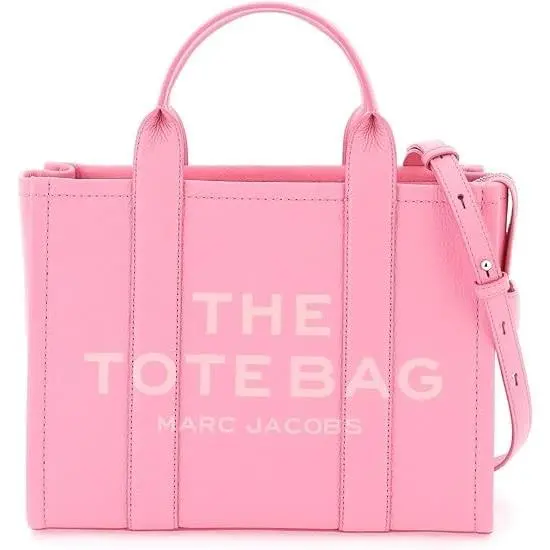 Marc Jacobs The Leather Medium Tote Bag Petal Pink H004L01PF21-666