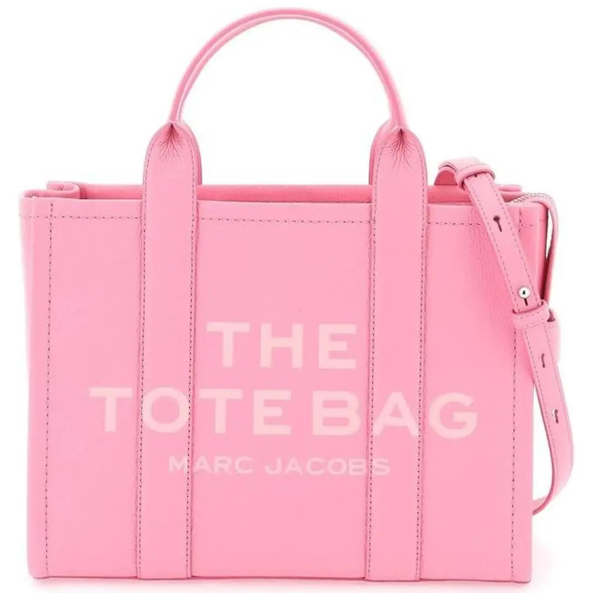 Marc Jacobs The Leather Medium Tote Bag Petal Pink H004L01PF21-666