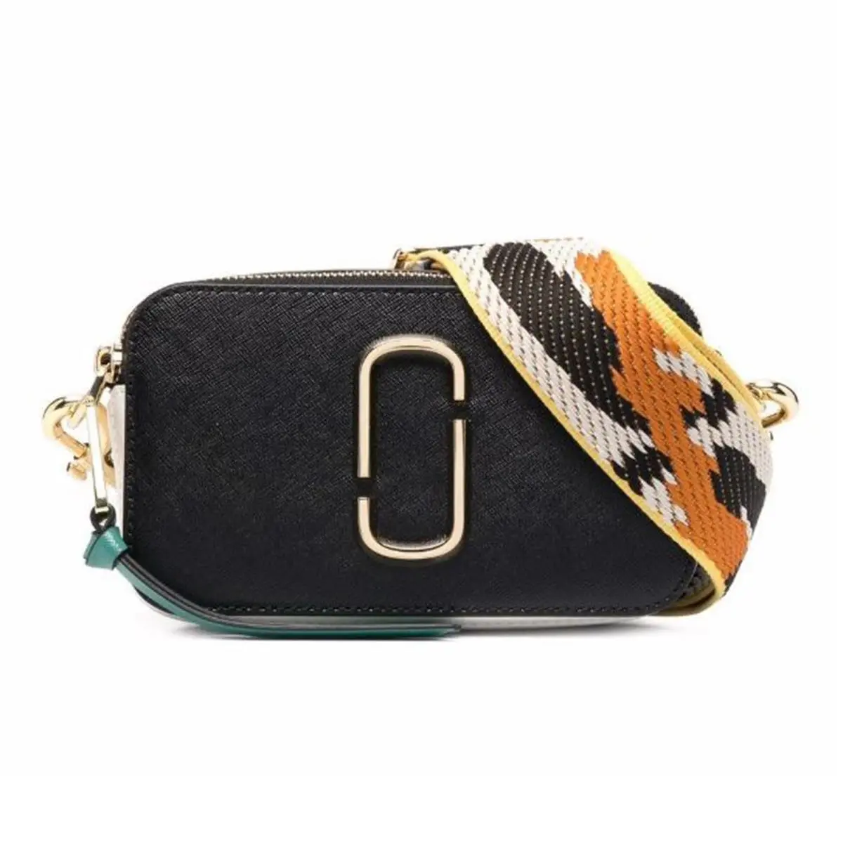 Marc Jacobs Women`s Snapshot Camera Bag Black Honey Ginger Multi One Size M001