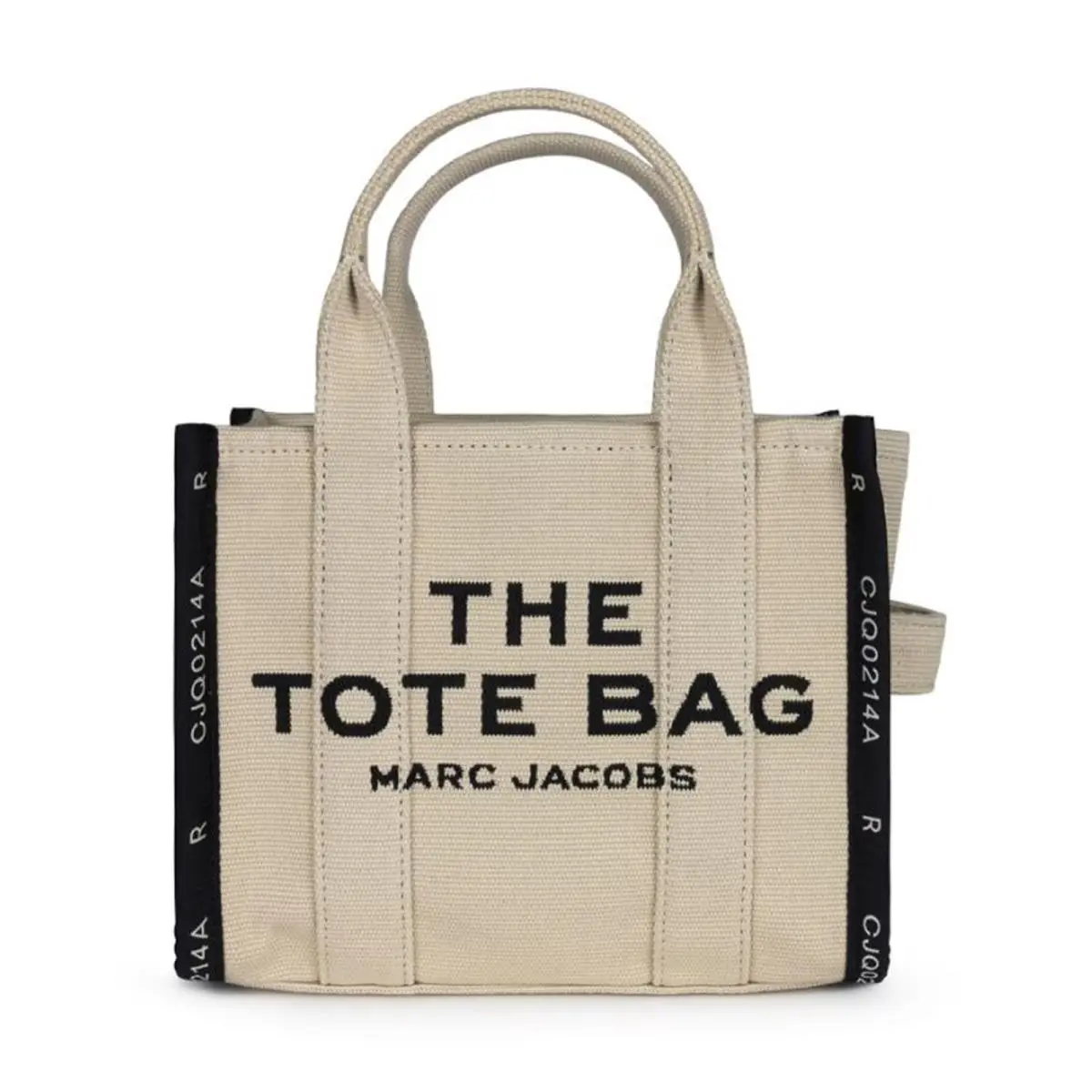 Marc Jacobs Women`s The Jacquard Mini Tote Bag Warm Sand Tan Graphic One Siz